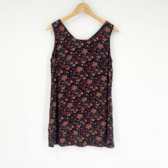 The Vintage Twin Cottagecore Floral Tank Dress Small - Picture 1 of 6